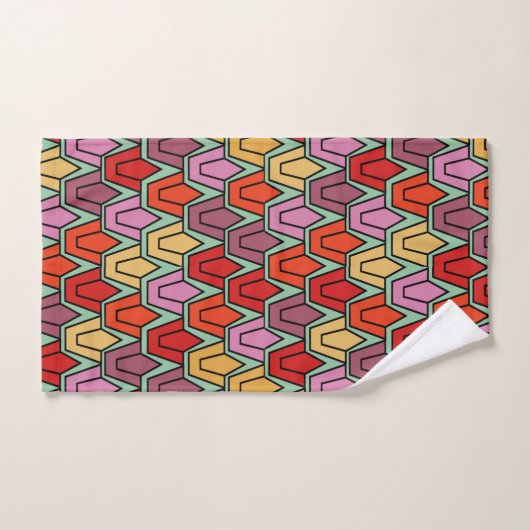 Champ de tulipe mixte (Serviette à main)