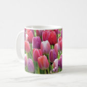 Champ de Tulipes Café Mug (Devant gauche)