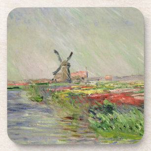 Champ de Tulipes en Hollande - Claude Monet - 1886 Bier Onderzetter