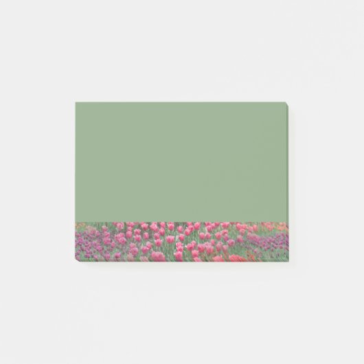 Champ De Tulipes Notes Post-it (Devant)