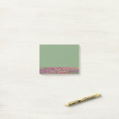 Champ De Tulipes Notes Post-it (Sur un bureau)