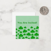 Champ des cartes à notes Shamrocks (Devant/Arrière en situation)