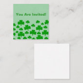 Champ des cartes à notes Shamrocks (Devant / Derrière)