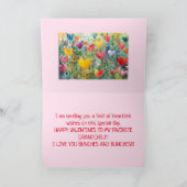 CHAMP DES COEURS GRAND-ENFANT CARTE VALENTINE (Intérieur)