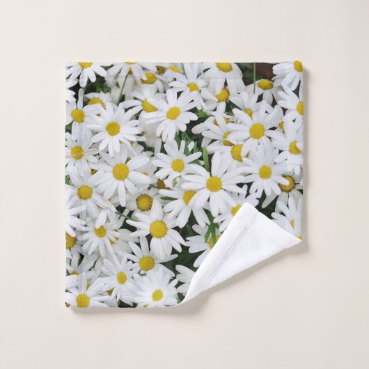 Champ des marguerites (Gant de toilette)