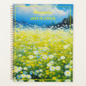 Champ Fleur sauvage bleu jaune (Devant)