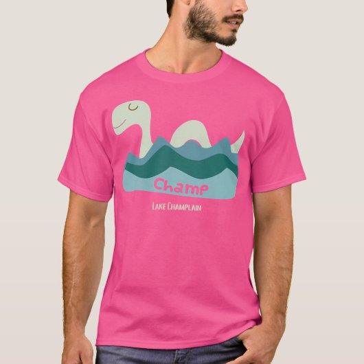 Champ het Lake Champlain monster T-shirt (Voorkant)