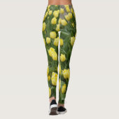 Champ jaune Legging de tulipes (Dos)
