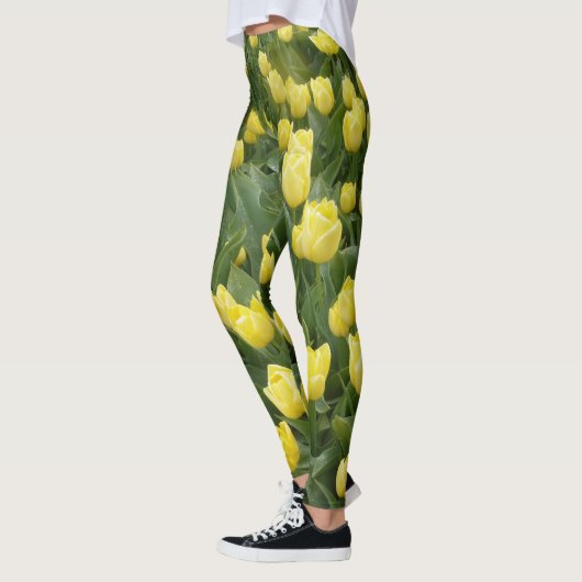 Champ jaune Legging de tulipes (Gauche)