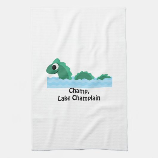 Champ, Lake ChamPlain Theedoek (Verticaal)