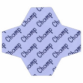 Champ Motif - Bleu (Plat)