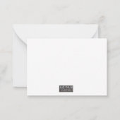 Champ neigeux - Cartes de notes (Dos)