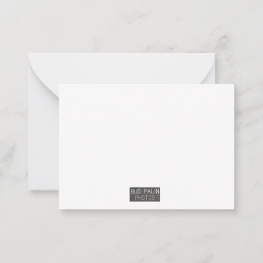 Champ neigeux - Cartes de notes (Dos)