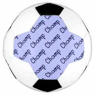 Champ Pattern - Blauw Voetbal
