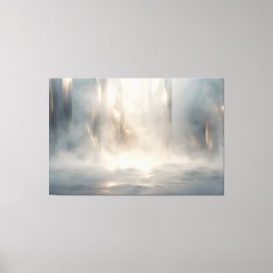 Champ radiant - Toile d'horizon abstrait lumineux
