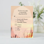Champ Sunset RSVP w Menu Choix (Debout devant)
