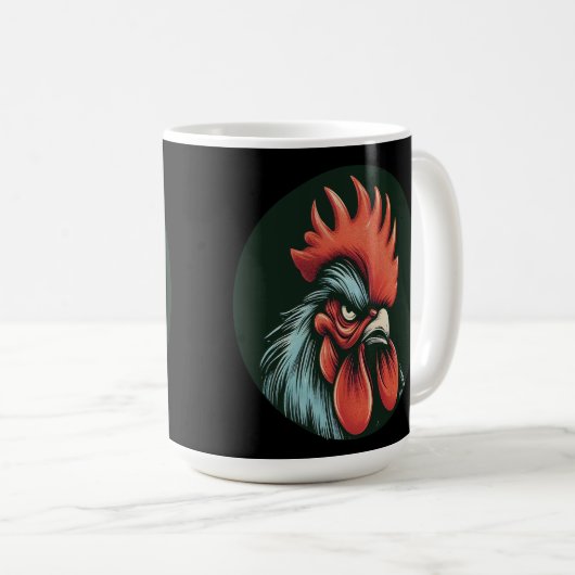 Champ the Grumpy Rooster Mug (Devant droit)