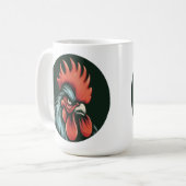 "Champ the Grumpy Rooster" Mug (Devant gauche)