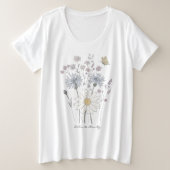 Champ vibrant de fleurs sauvages (Design devant)