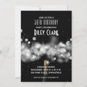Champagne 50e anniversaire Invitations (Devant)