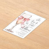 Champagne 50th Birthday Party Invitation (Poser)