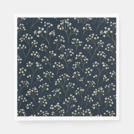 Champagne Baby's Breath Scatter Papier Servet