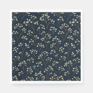 Champagne Baby's Breath Scatter Papier Servet