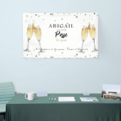 Champagne Bachelorette Posse Party Banner (Beurs)