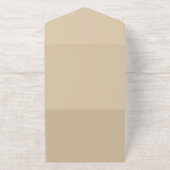 Champagne Beige All In One Uitnodiging (Buiten)