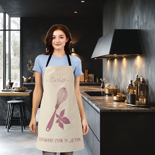 Champagne Beige met Roos Gold Whisk en Kruid Schort