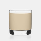 Champagne Beige  Whisky Glas (Voorkant)