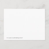 Champagne Bewaar de datum Aankondigingskaart (Achterkant)