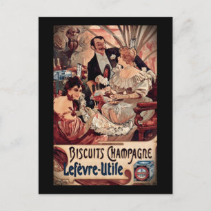 Champagne Biscuits 1896 Briefkaart