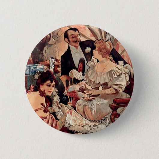 Champagne Biscuits 1896 Ronde Button 5,7 Cm (Voorkant)