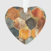 Champagne Blush au peigne de miel de Glam Abstrait (dos)