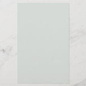 Champagne Blush Ivory Floral Greenery Menu Mariage (Dos)