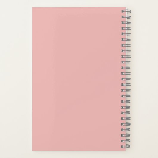 Champagne Blush Modern Vrijgezellenfeest Gift List Notitieboek (Achterkant)