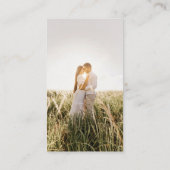 Champagne Blush PHOTO Faire-part de mariage QR Cod (Dos)