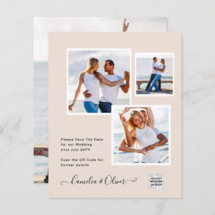 Champagne Blush PHOTO Weddenschap QR Code