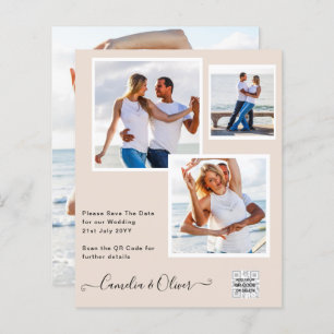 Champagne Blush PHOTO Weddenschap QR Code