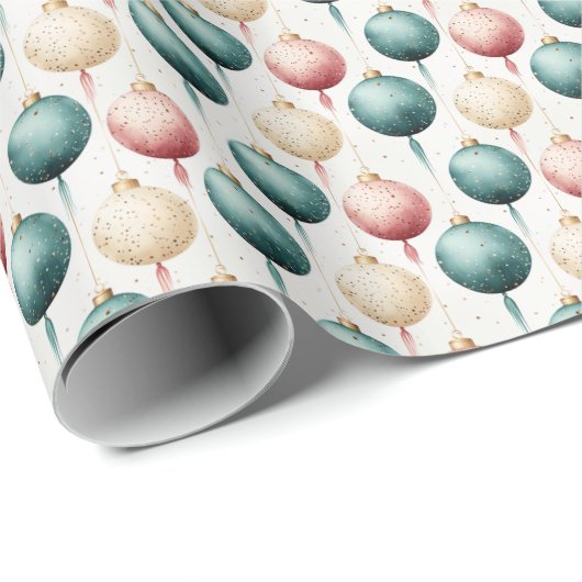 Champagne Blush: roze en goud Cadeaupapier (Rol Hoek)