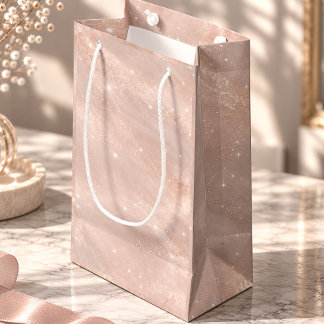 Champagne Blush Schitterende Elegantie Klein Cadeauzakje