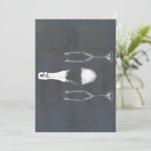 Champagne Bottle Kaart (Staand voorkant)