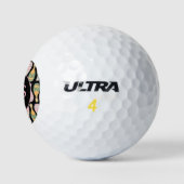 Champagne Bottles Monogram Golf Balls Golfballen (Logo)