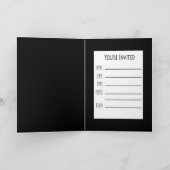 Champagne bouche la carte - vous êtes invités (Intérieur)