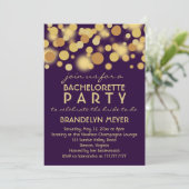 Champagne bouillonne des invitations de partie de (Debout devant)