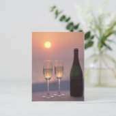 Champagne Briefkaart (Staand voorkant)