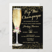 Champagne Brunch Bridal Shower Kaart (Voorkant / Achterkant)