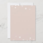 Champagne Brunch & Bubble Bridal Shower Invitation Kaart (Achterkant)