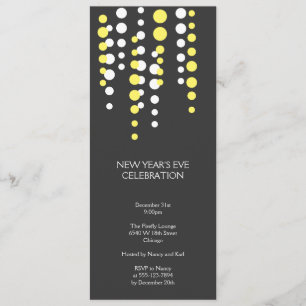 Champagne bubble grijs moderne feestdag kaart